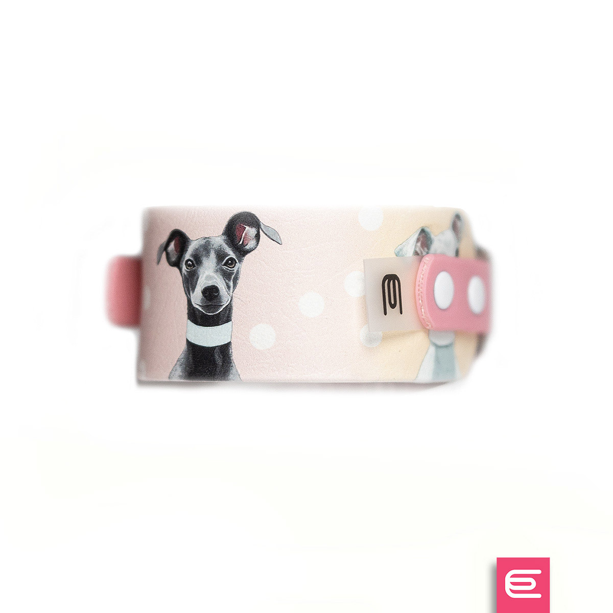 Italian greyhound collar EYESH 201 BioThane® - EYESH -for dog walks- image 1