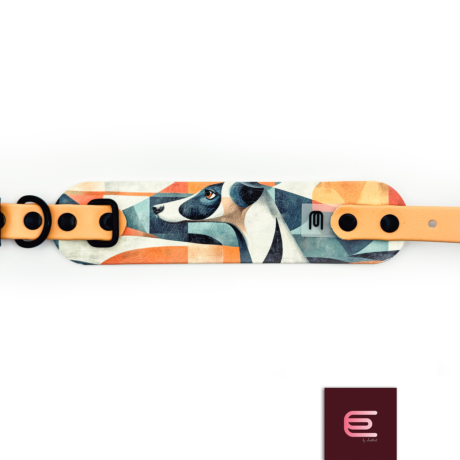Italian greyhound collar EYESH 291 BioThane® - EYESH -for dog walks- image 1