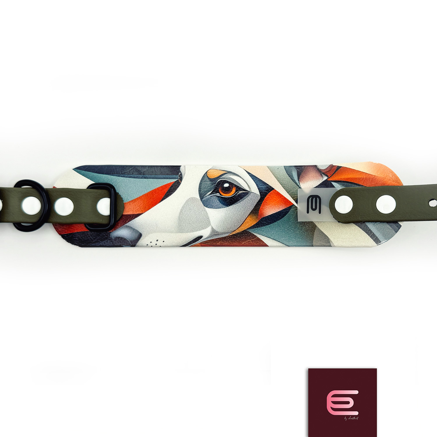 Italian greyhound collar EYESH 296 BioThane® - EYESH -for dog walks- image 1