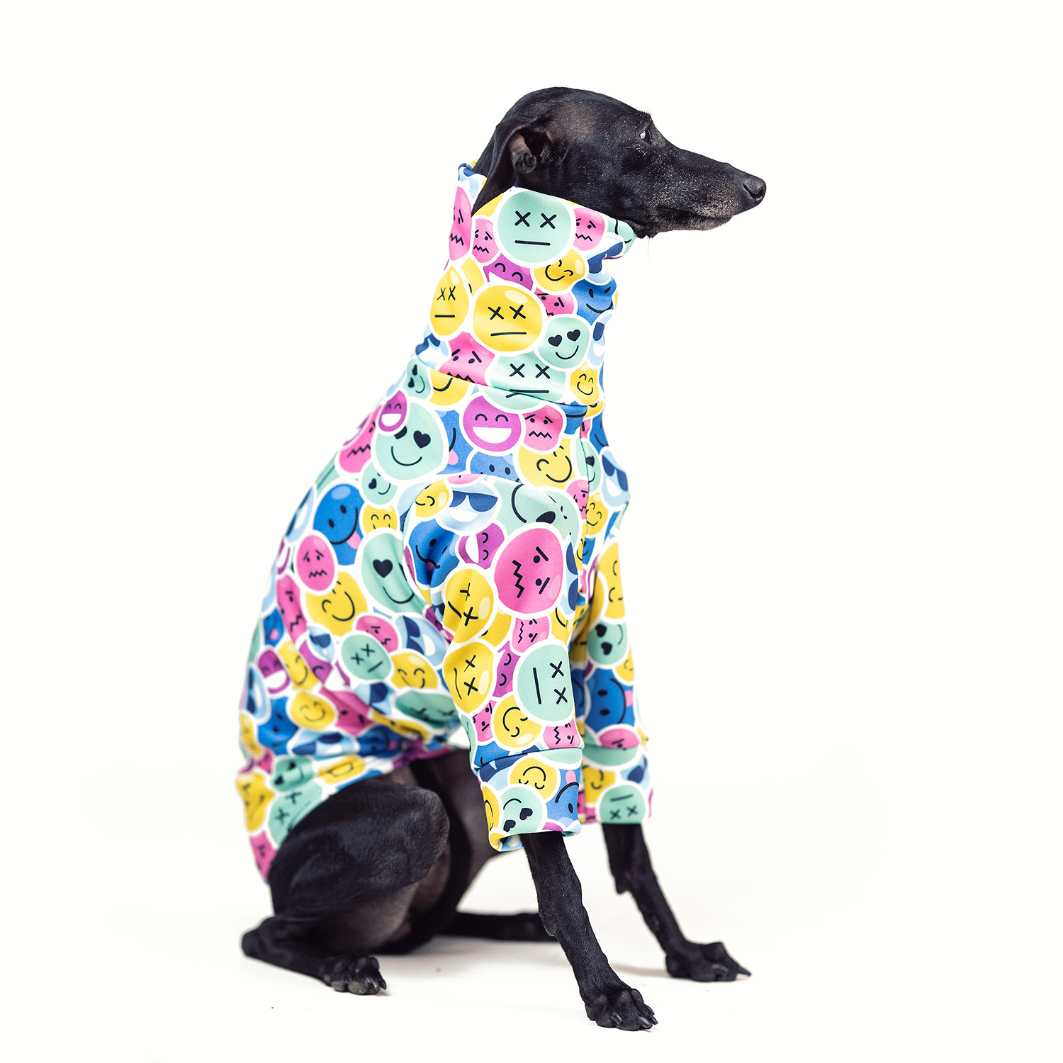 Italian greyhound clothing EMOJI Stretchmax® blouse - Wear.Chartbeat image 2