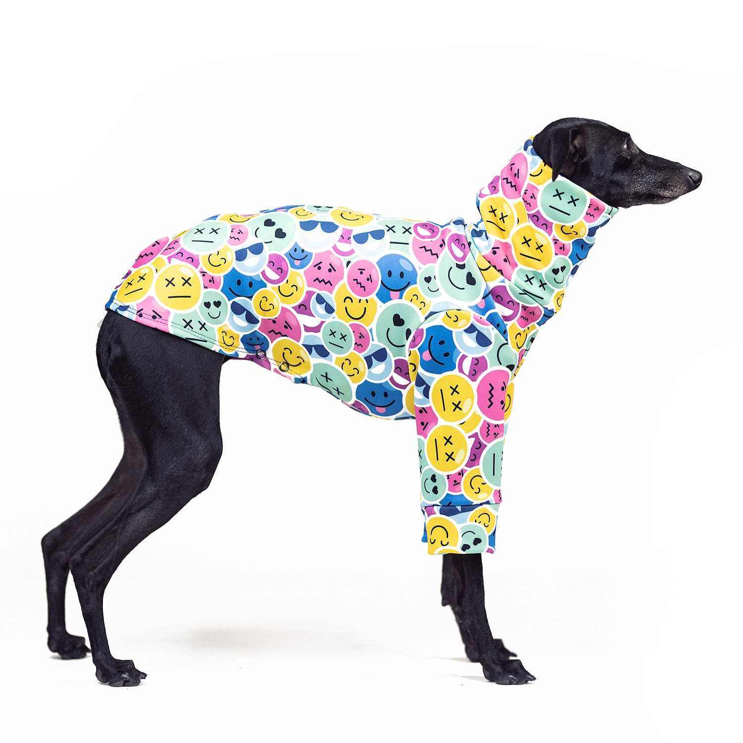 Italian greyhound clothing EMOJI Stretchmax® blouse - Wear.Chartbeat image 1