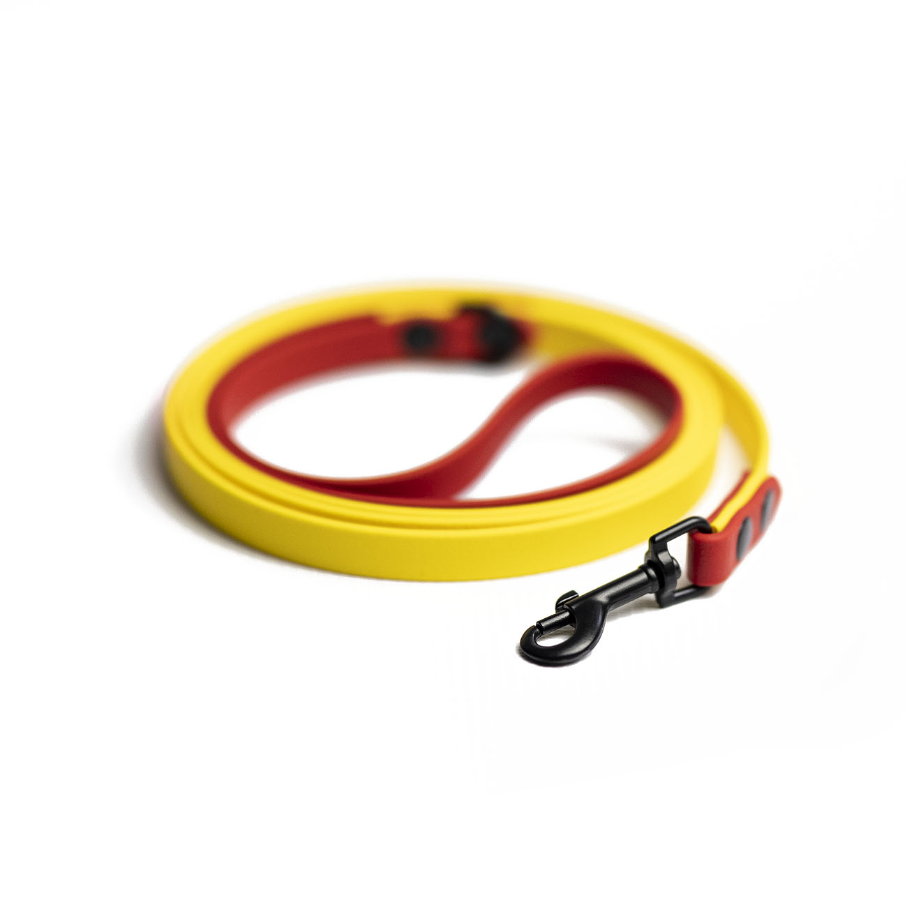 Italian greyhound leash Redish YellowBioThane® - ACC image 1