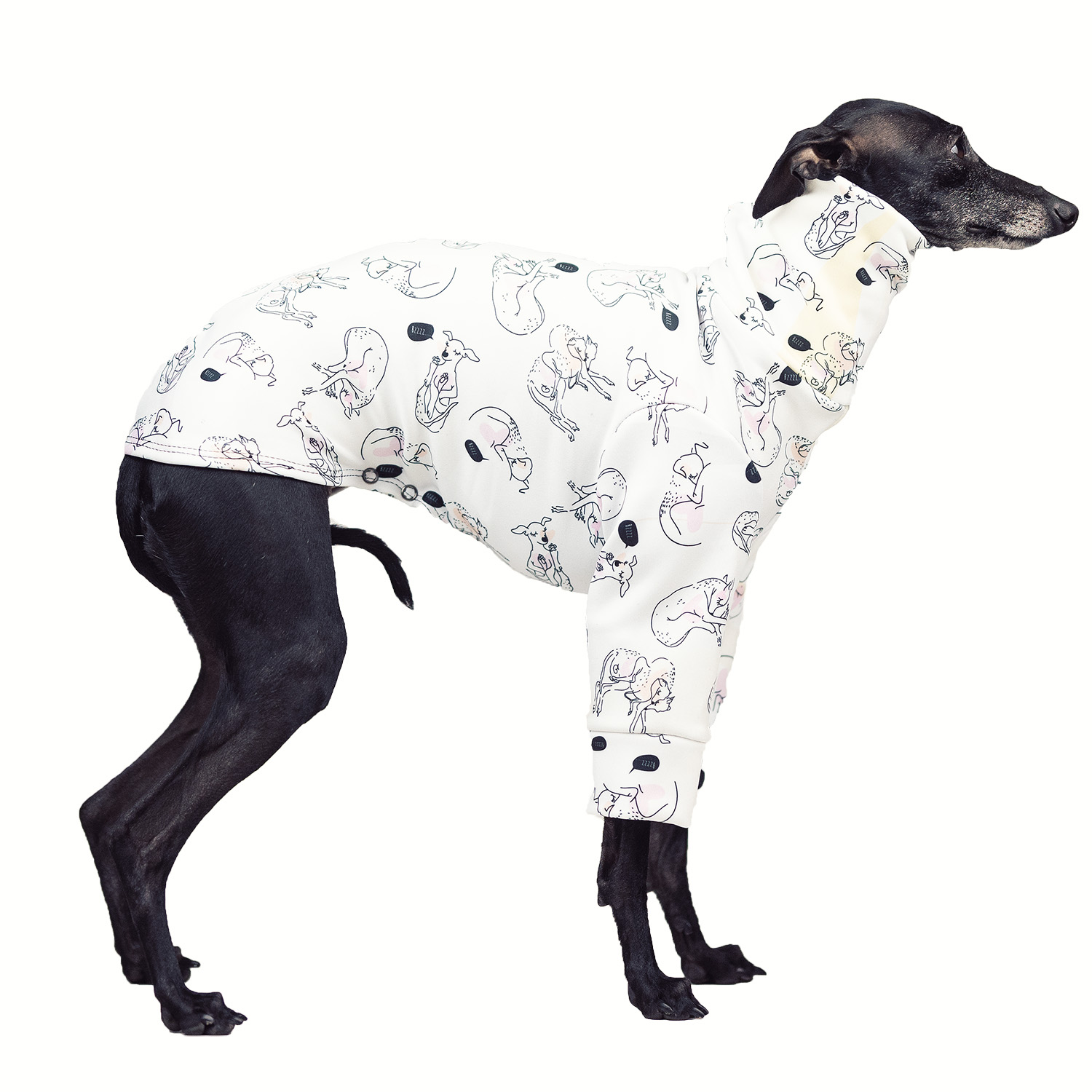 Italian greyhound clothing SLEEPIG Stretchmax® blouse - Wear.Chartbeat image 1