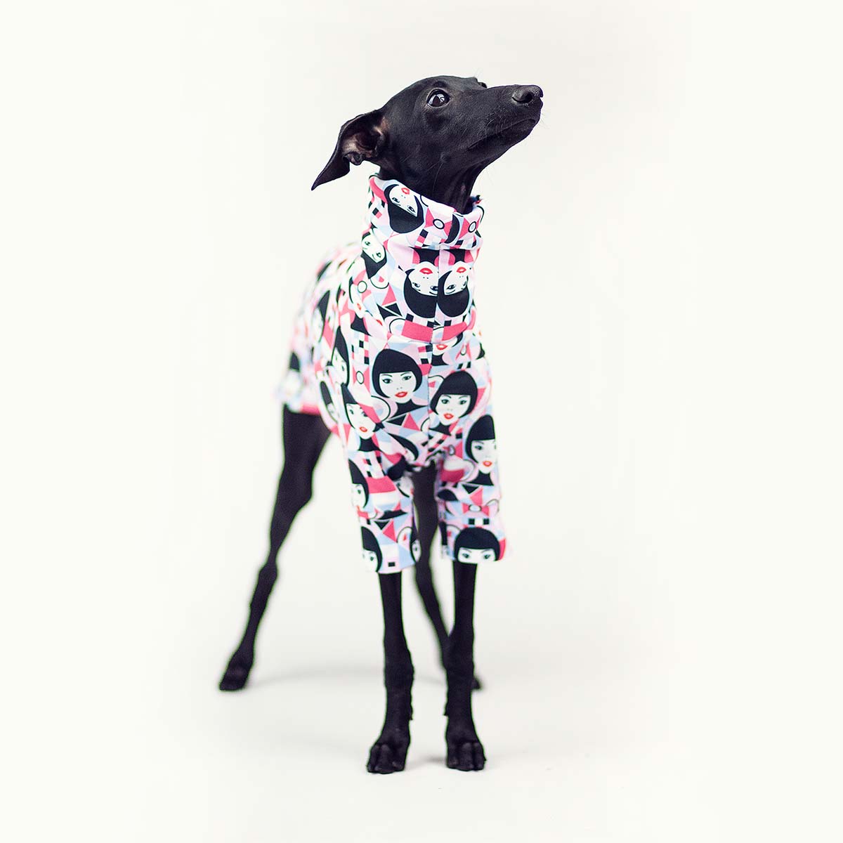 Italian greyhound clothing 80's MODELS blouse - Wear.Chartbeat image 4