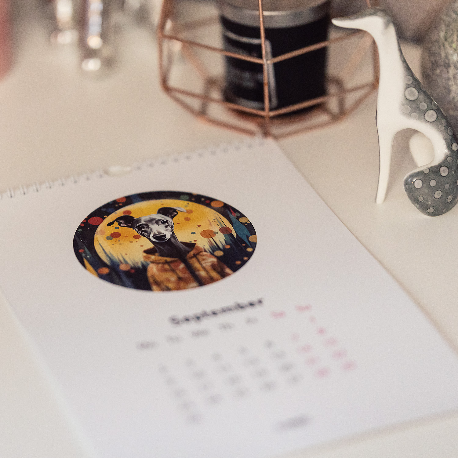 Italian greyhound wall calendar - Wear.Chartbeat image 3