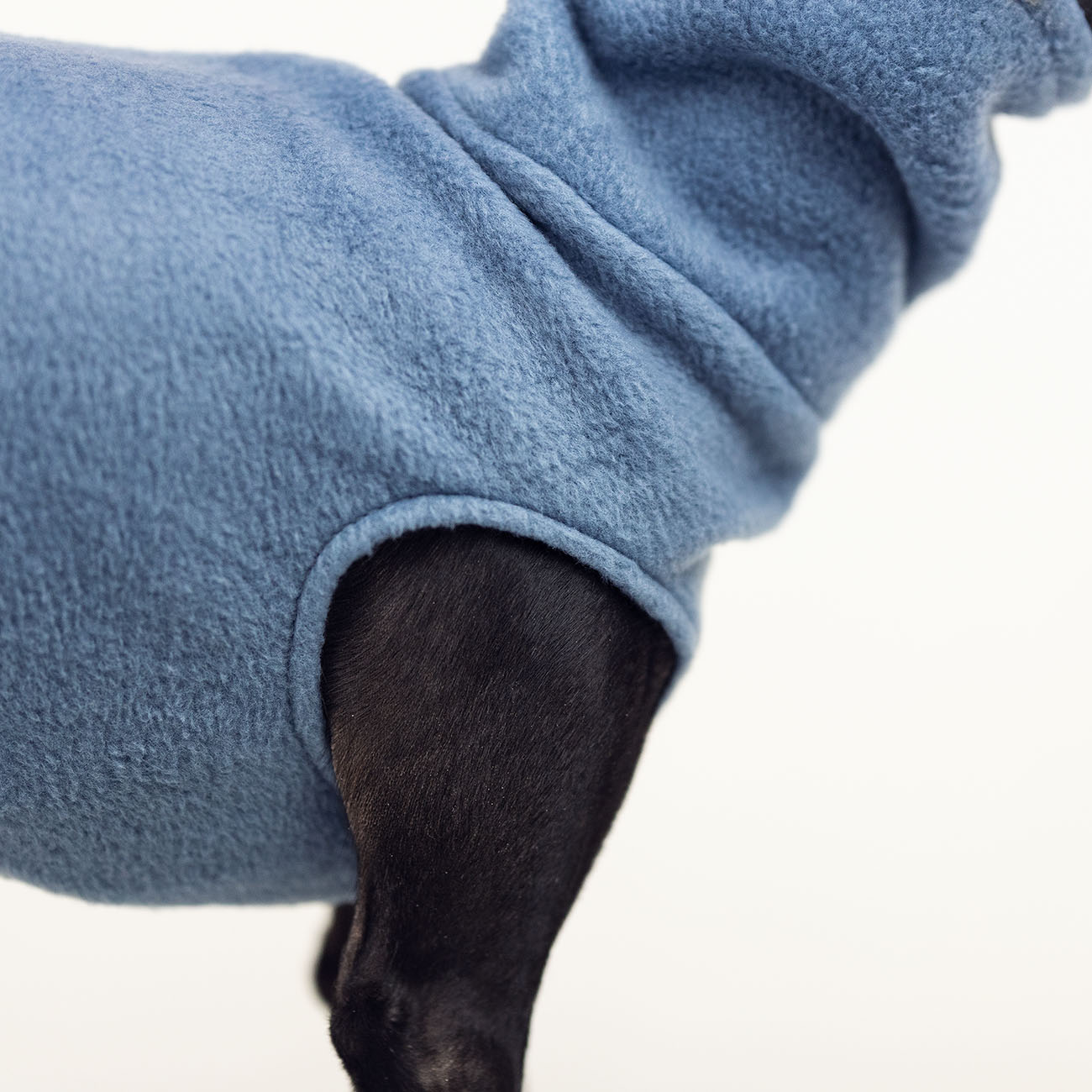 Italian greyhound clothing AUTUMN FLEECE BLUE - Wear.Chartbeat image 4