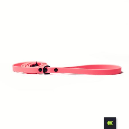 Italian greyhound leash Neon Pink BioThane®
