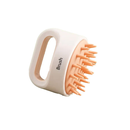 Dog bathing brush with soft bristles image 1