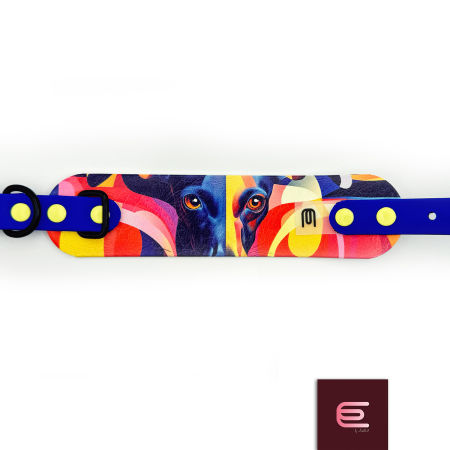 Italian greyhound collar EYESH 293 BioThane®