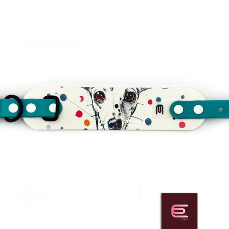 Italian greyhound collar EYESH 301 BioThane®