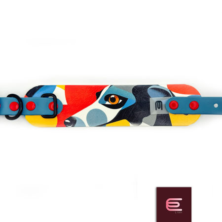 Italian greyhound collar EYESH 303 BioThane®