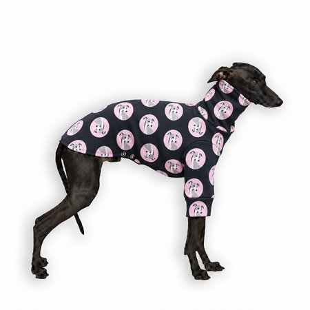 Italian greyhound clothing IGCONIC PINK Stretchmax® blouse
