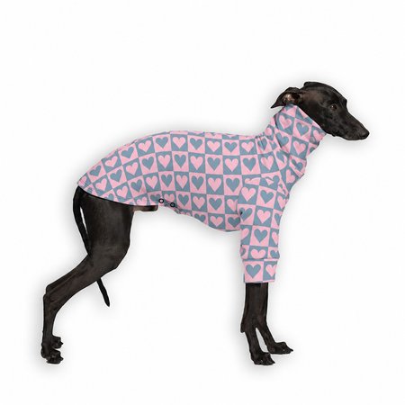 Italian greyhound clothing SWEETHEART Stretchmax® blouse