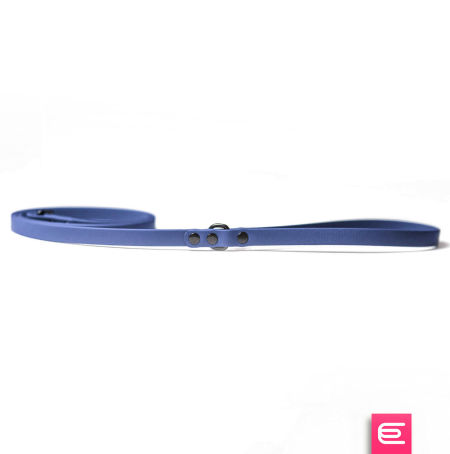 Italian greyhound leash Duark Blue BioThane®