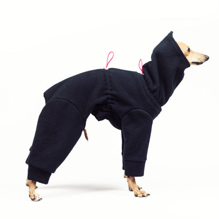 Jumpsuit for italian greyhound BLACK FLEECE