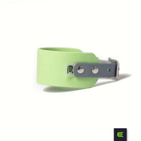 Italian greyhound collar EYESH Pastel Green 070 BioThane®