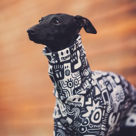 Italian greyhound clothing BARKSY Stretchmax® blouse