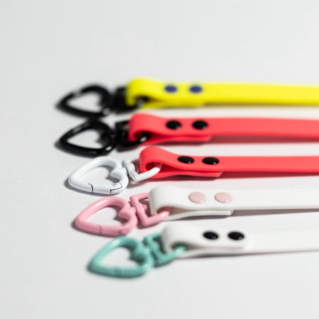 Italian greyhound leash Yellow BioThane®