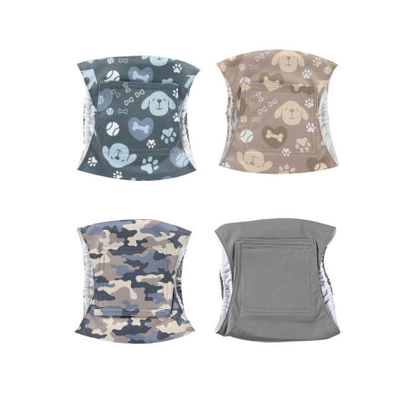 Anti-pee belly band for italian greyhound males