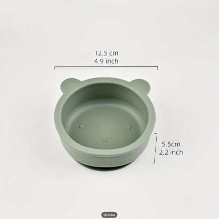 Deep silicone bowl for italian greyhound
