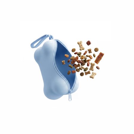 Silicone bag for dog treats BONE