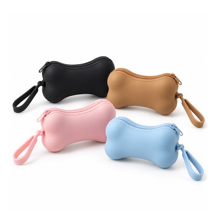 Silicone bag for dog treats BONE