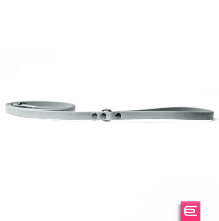 Italian greyhound leash Silver BioThane®