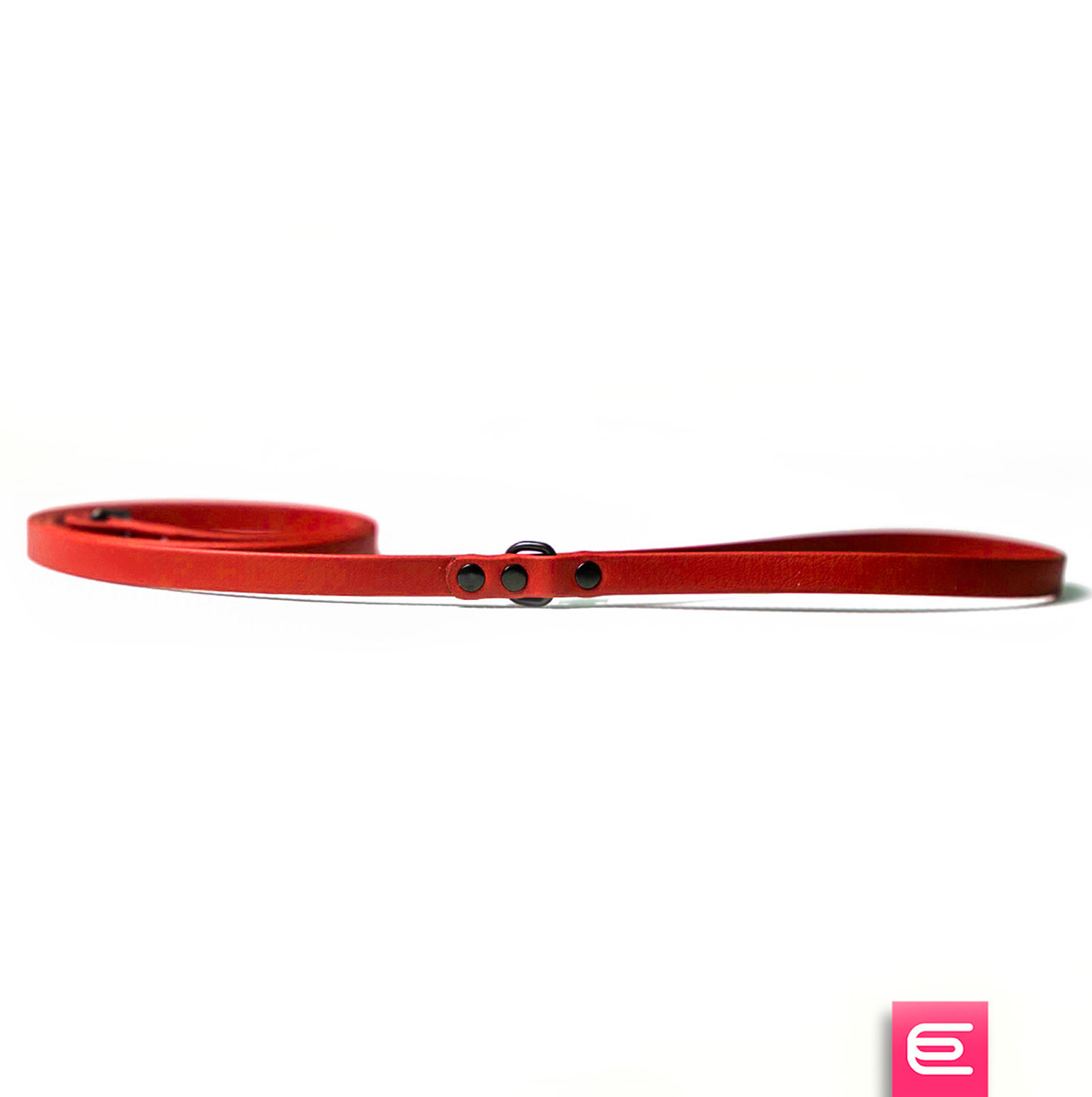 Italian greyhound leash Red BioThane® - EYESH -for dog walks- image 1