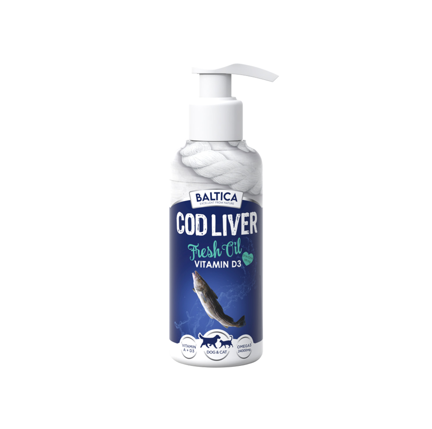 Cod liver oil - Baltica - 100ml image 1